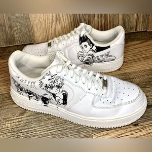 “Hunter X Hunter” Nike Air Force 1 '07 Low Triple White CW2288-111 Mens Size 12!